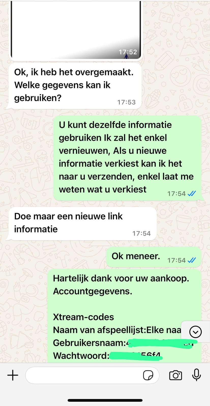 IPTV belgie 19 WhatsApp review van een anonieme klant over stabiele IPTV-streaming op Firestick 4K - Dutch IPTV ervaringen